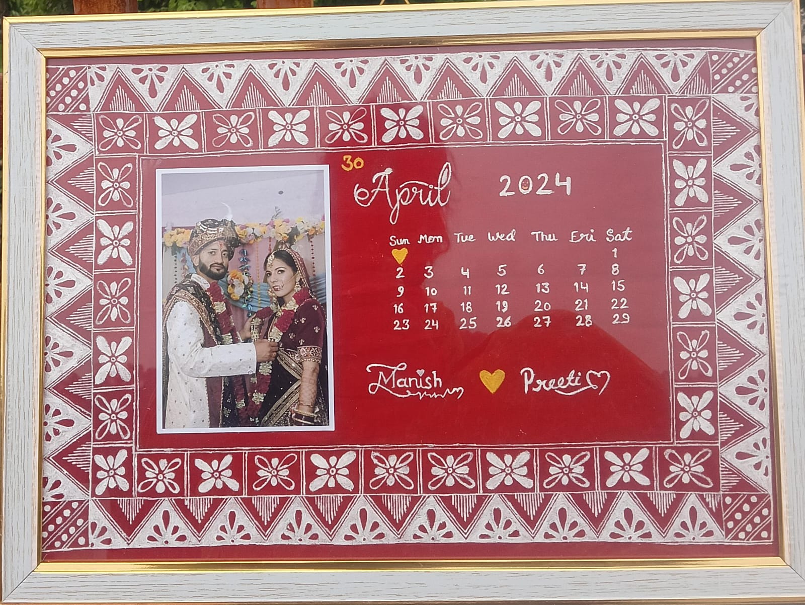 Custom Vivah Frame
